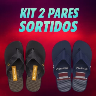 Combo 2 Chinelo Sandália Macio Resistente Confortável Masculino Antiderrapante Ortopédico Danper