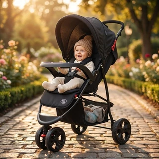 Carrinho de Bebê Passeio Infantil Urban 3 Rodas Grandes Triciclo Menino Menina - Baby Style em Oferta na Shopee