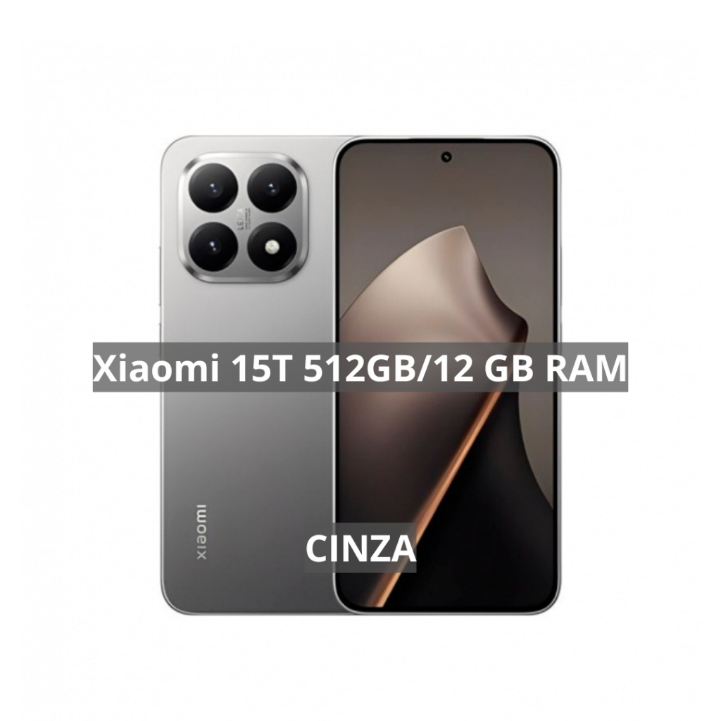 Xiaomi 15T 5G, 512GB Armazenamento e 12GB RAM, Processador