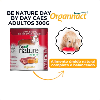 Ração Umida Organnact Be Nature Cachorros Adultos Carne 300g em Oferta na Shopee