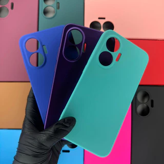 Capa Aveludada + Película 3D ou Somente 1 Capa Xiaomi Poco F7