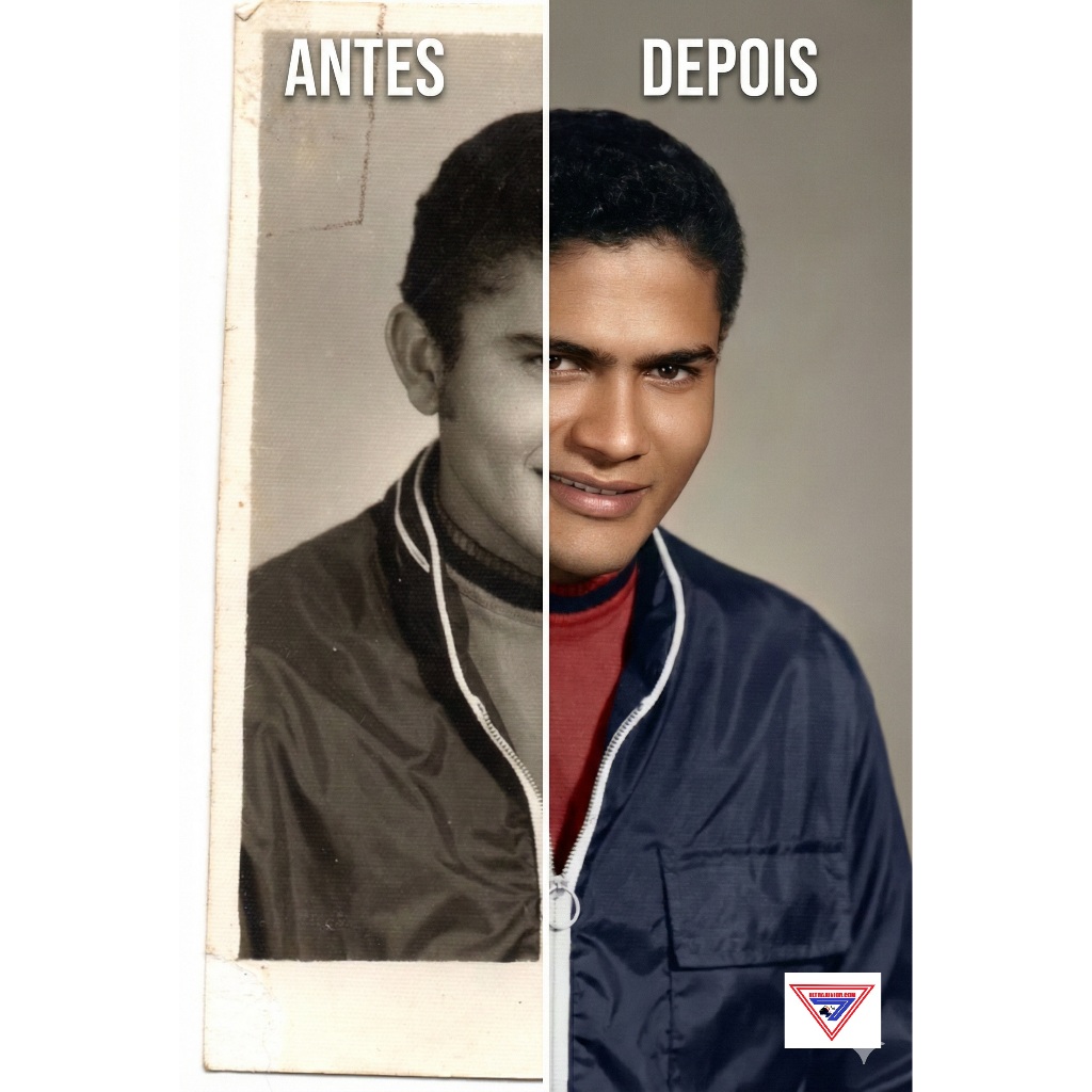 Foto restauração de parentes e amigos antigos impressão premium papel de qualidade a4 230gr - foto 1