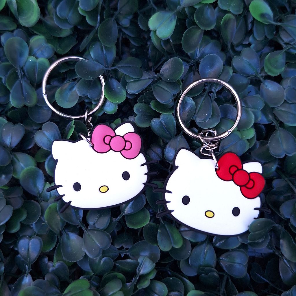 10/20unid Chaveiros Hello kitty (lacinho Rosa e Vermelho). Mimos e