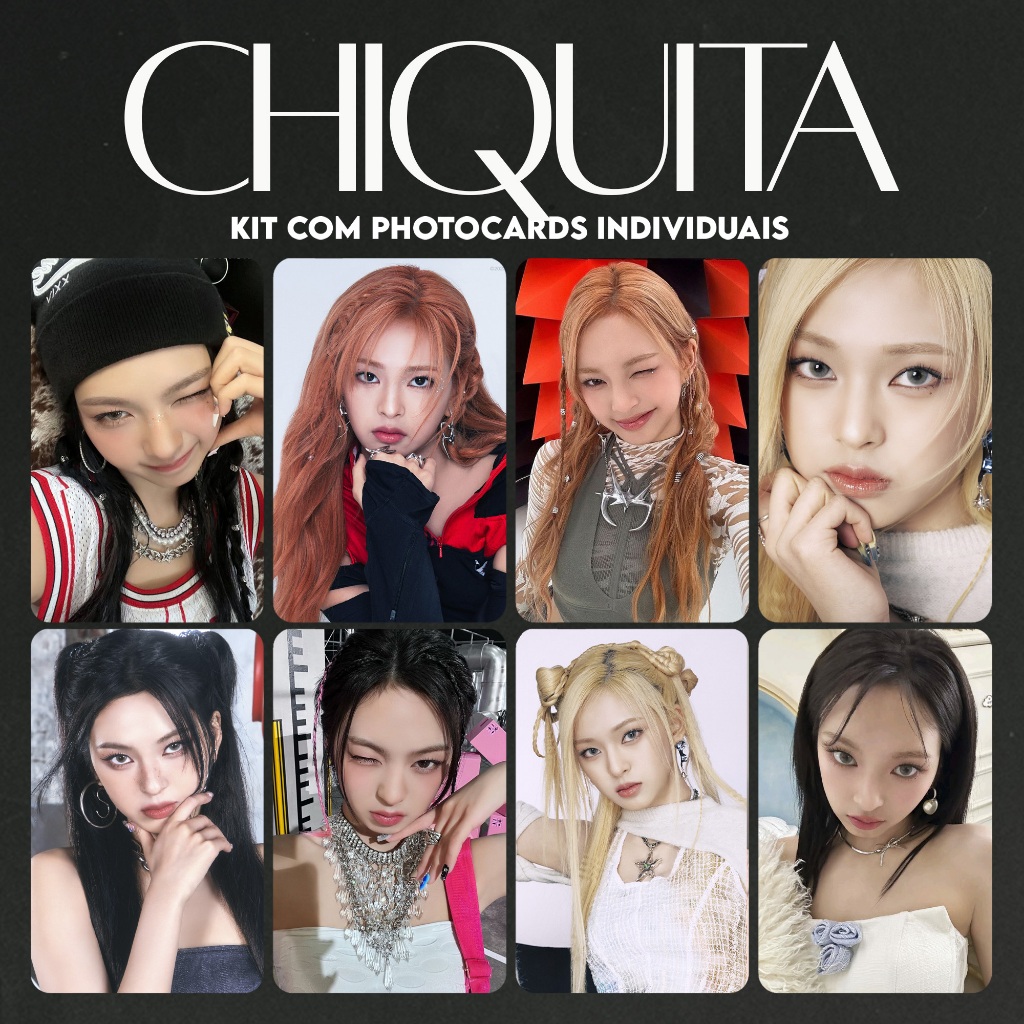 Chiquita 'BABYMONSTER' | Kit com Photocards Fanmade K-pop | Shopee