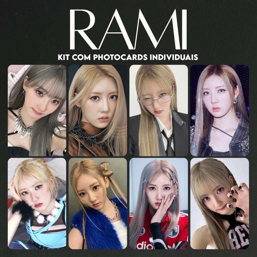 Rami 'BABYMONSTER' | Kit com Photocards Fanmade K-pop | Shopee Brasil