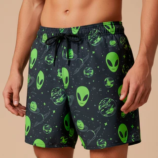 Short Masculino Bermuda Praia Academia Treino Banho Piscina Esportivo Surf Casual Tactel Curto