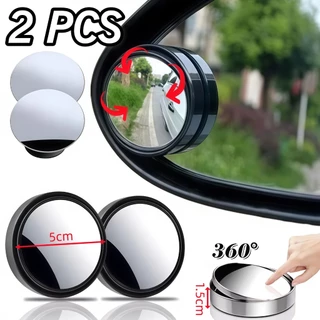 Kit 2 Espelhos Retrovisores Convexo Auxiliar Ajustáveis Antipontos Cegos - Segurança Total em Oferta na Shopee