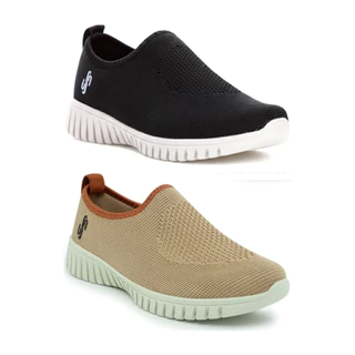 Tênis Feminino Usaflex Slip On Elastano Conforto Casual Original em Oferta na Shopee