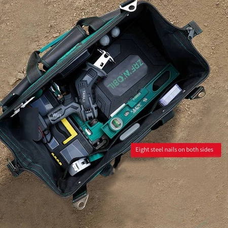 Bolsa De Ferramentas Forte Durável Lona Engrossa Portátil Multi-funcional Manutenção -GJB