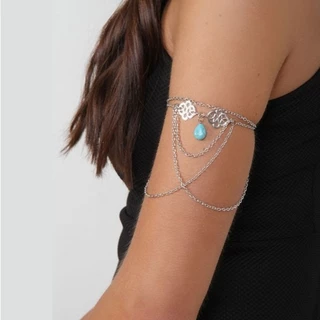 Bracelete Pulseira Arm Chain Boho Chic Nó Celta