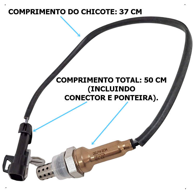 Sonda Lambda Delphi 28131513 Jac Motors J2 J3 J5 J6 Chery Original