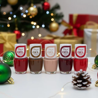 Kit 5 Esmaltes em Gel Novo Toque Nova Coleção de Natal Especial Atacado Cores da Moda em Oferta na Shopee