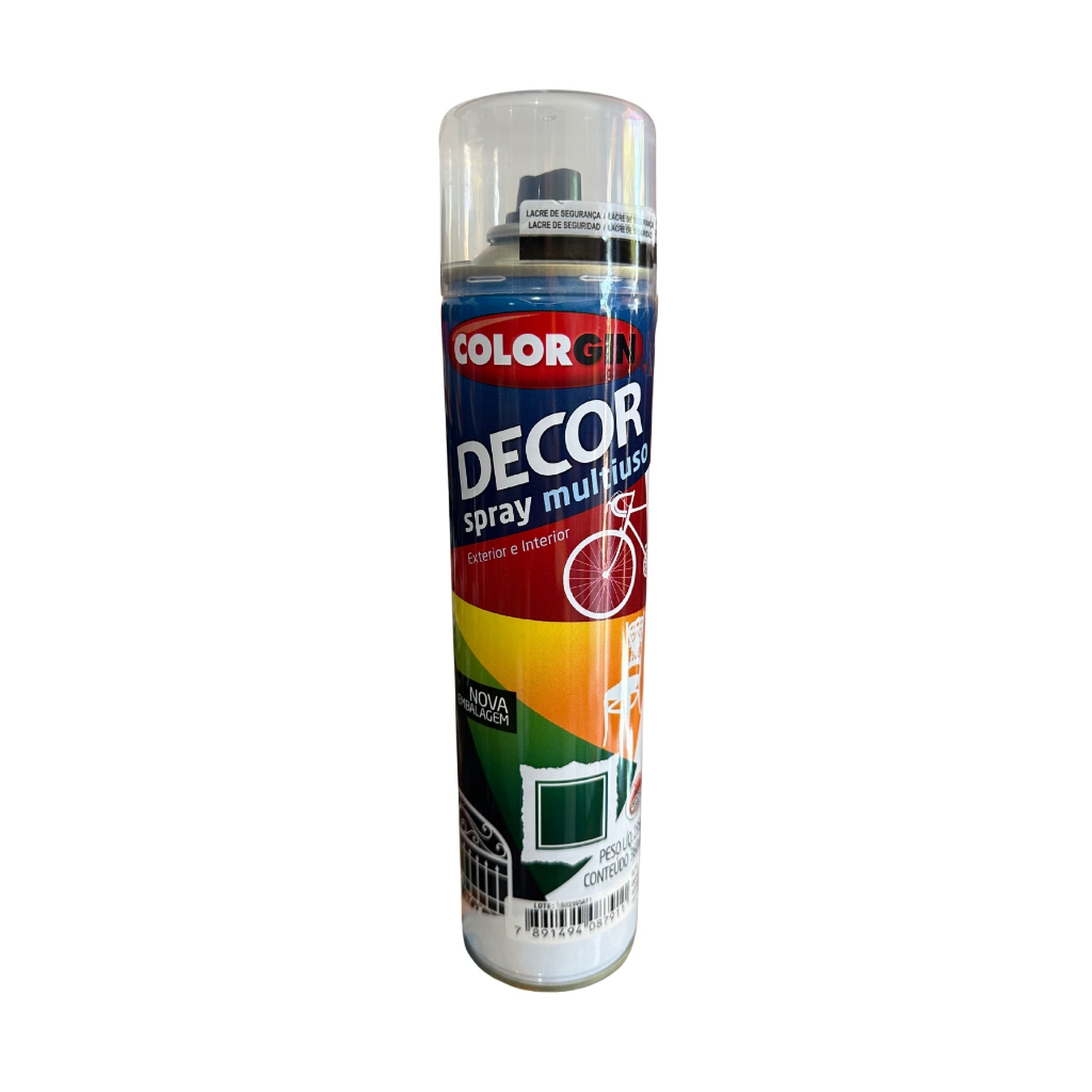 Colorgin Decor Spray Verniz Uso Geral Incolor Brilhante 360ml | Shopee ...