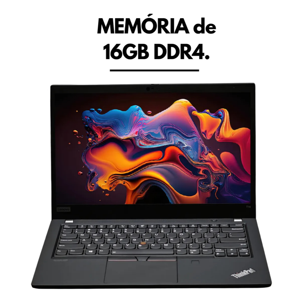 Notebook Lenovo Thinkpad T14 Gen 2 Core I5 1145G7 SSD 256GB 16GB