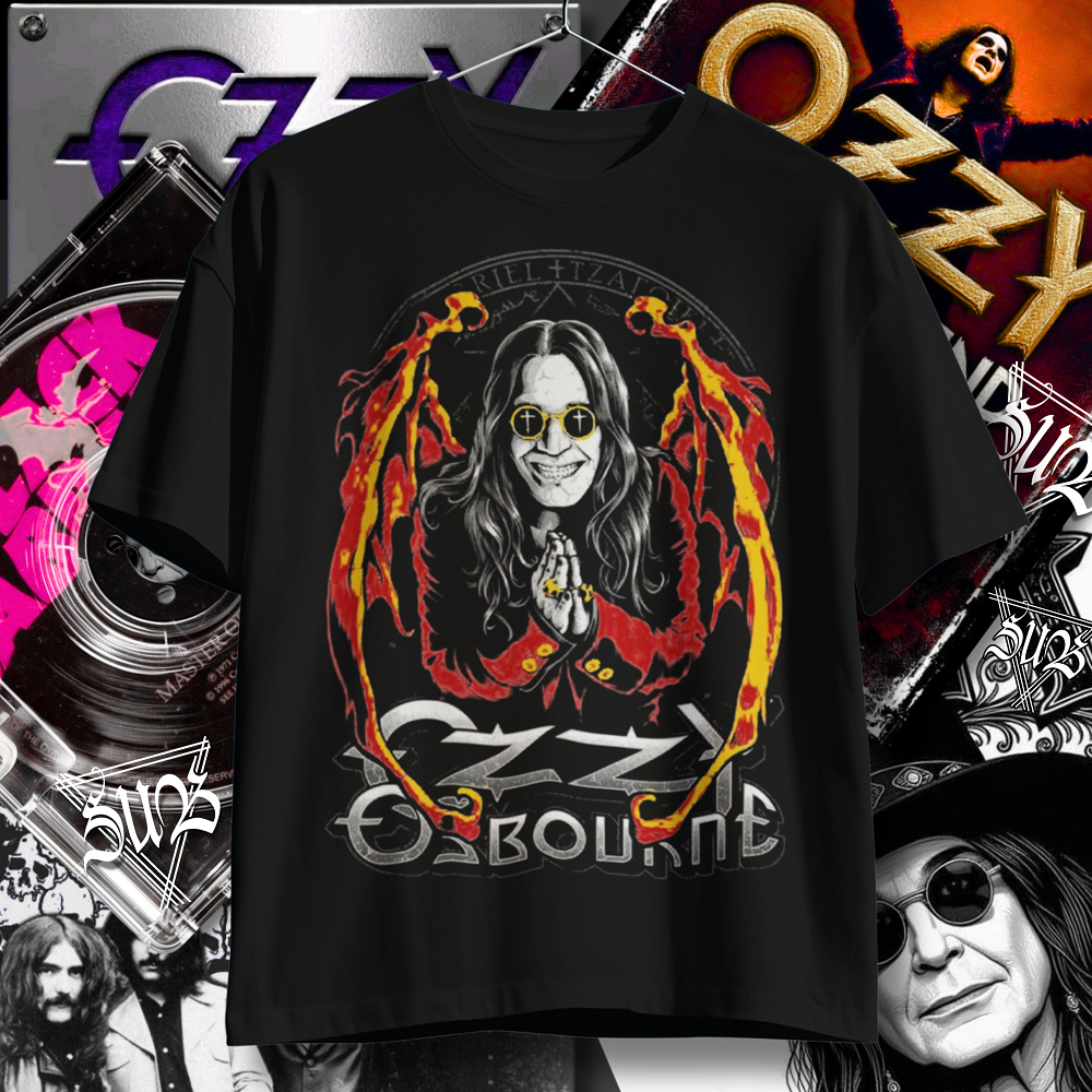 Camiseta Ozzy Osbourne Lenda do Rock Heavy Metal Black Sabbath