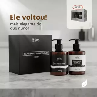 Kit Sabonete Líquido + Gel Pós Barba For Men 350ml – Yabae