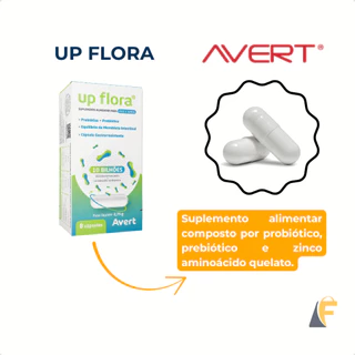 Up Flora Probiótico Suplemento Cães/gatos 8 Cápsulas Avert em Oferta na Shopee