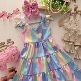 Vestido infantil e juvenil Luxo final de ano do 4 ao 14