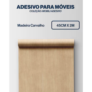 Kit 2 Rolos Adesivo Móveis Madeira Carvalho Mobili Tokfix 45cm x 2m em Oferta na Shopee
