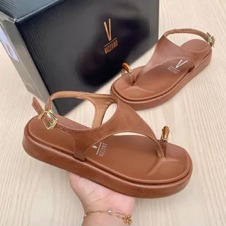 Sandália Papete Anel Feminina Vizzano Confortável Casual Moda Verão Fivela Festa Acolchoada em Oferta na Shopee