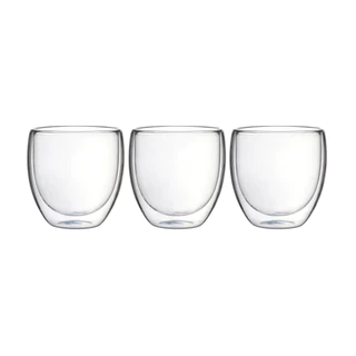 Kit 03 Copos de Vidro Borossilicato 80ml Nobre em Oferta na Shopee