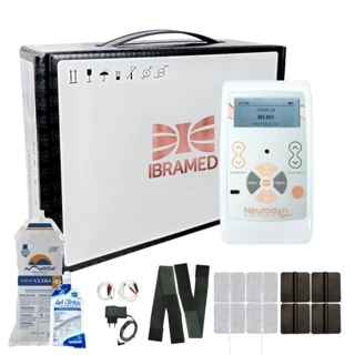 Neurodyn portátil Ibramed 5 correntes Portable System bivolt em Oferta na Shopee
