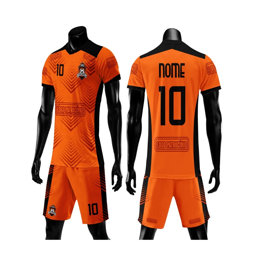 Kit 20 Uniformes de Futebol Personalizado ( 20 camisas e 20 Shorts ...