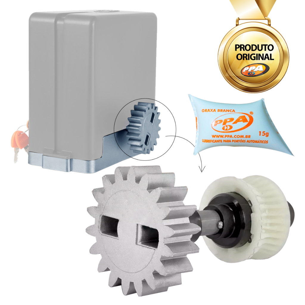 Eixo Completo DZ Stark Dig Z30 Engrenagem Z18 + Graxa PPA | Shopee