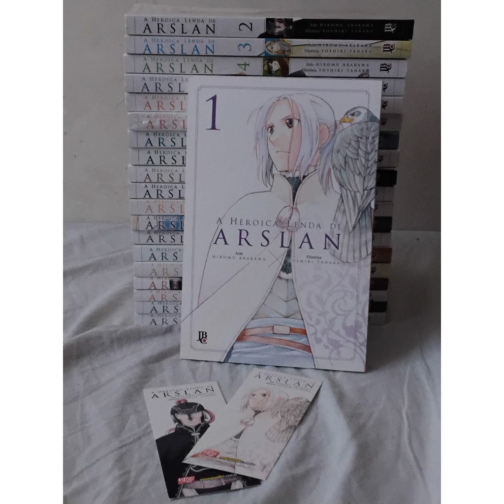 A Heróica Lenda de Arslan 1 a 20 - marcadores exclusivos (não ...