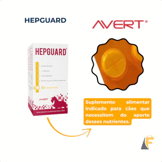 Hepguard Suplemento Avert C/30 Comprimidos em Oferta na Shopee