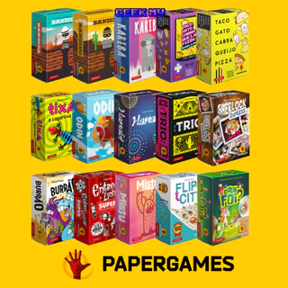 Jogos PaperGames Pocket Originais – Taco Gato Cabra, Trio, Bandido, Burrão e Mais • Pronta Entrega