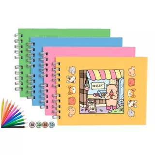 Livro Para Colorir 50 Folhas - Sortida Infantil de desenho e pintura em Oferta na Shopee
