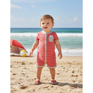 Macacão Curto Romper Carter's Bebê Urso em Oferta na Shopee