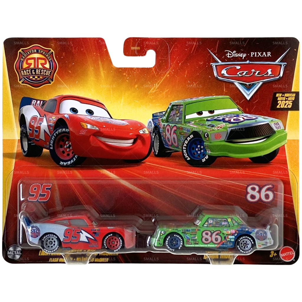 Disney Pixar Cars - Pack com 2 Carros - 1:55 - À Escolha - Mattel