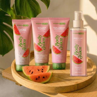 Linha Corporal Completa Banho Fragrância Melancia Dermachem Lançamento