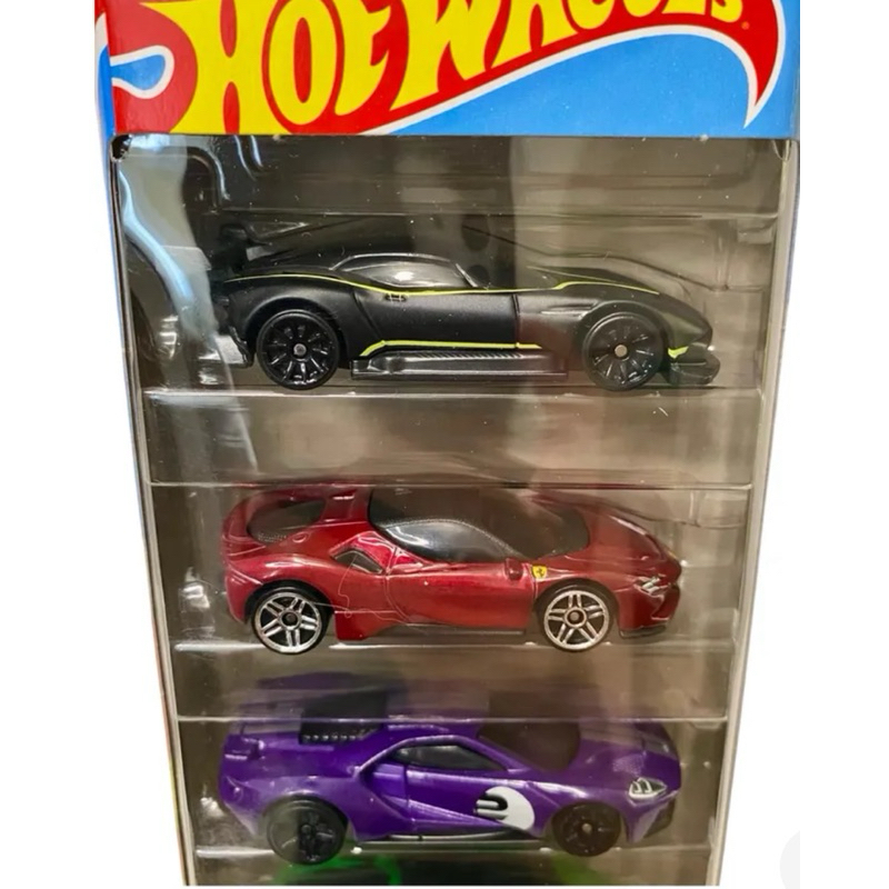 Hot Wheels Five Pack Motor Show 2025 - Exclusiva Ferrari | Shopee