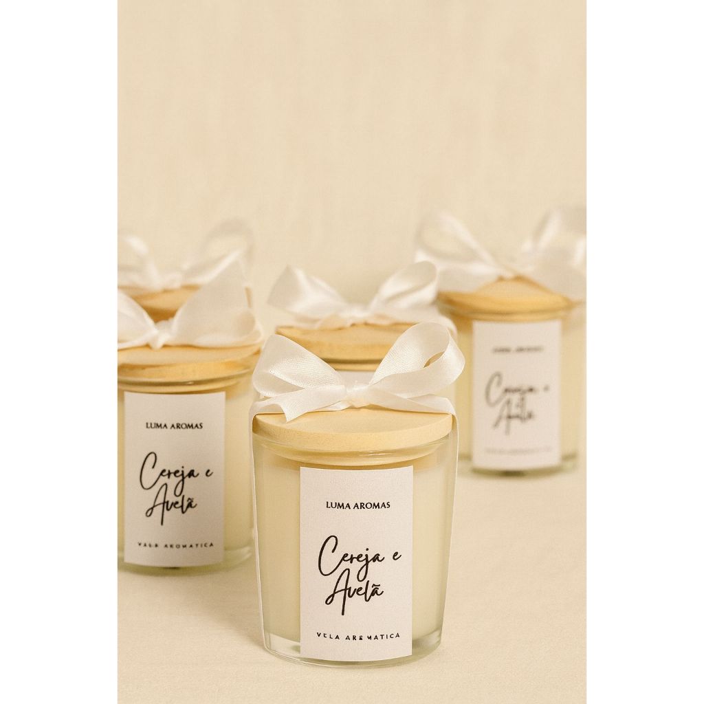 Vela Aromática 70g para Lembrancinhas | Casamento, Batizado, Aniversário