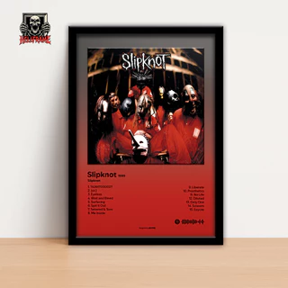 Quadro Placa Decorativa Rock Slipknot em MDF 20x28cm