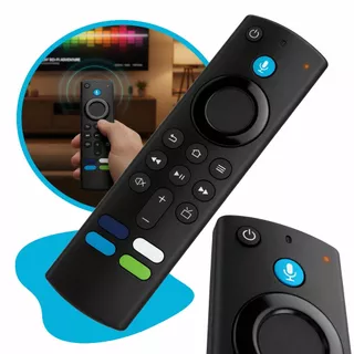 Controle Remoto Comando De Voz Para Fire Tv Stick Lite Alexa