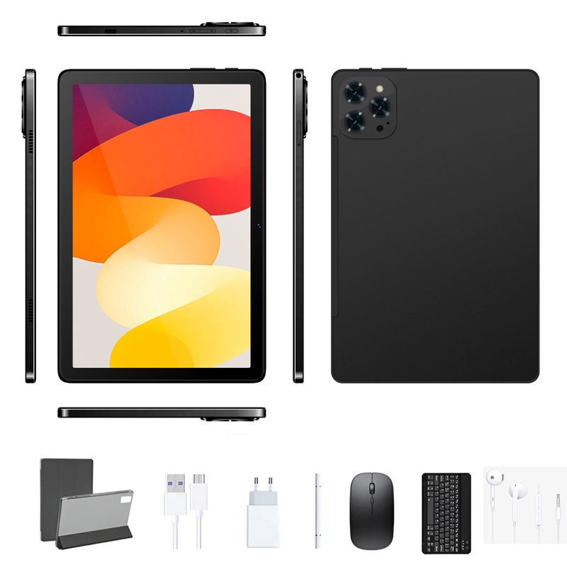 BML Tablet 10.1” com Teclado+Mouse 12GB RAM 512GB Android 14