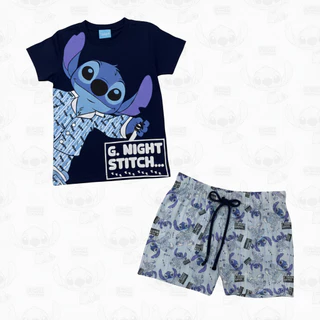 Pijama Stitch Brilha no Escuro Infantil Menino -  Promoção Black Friday em Oferta na Shopee