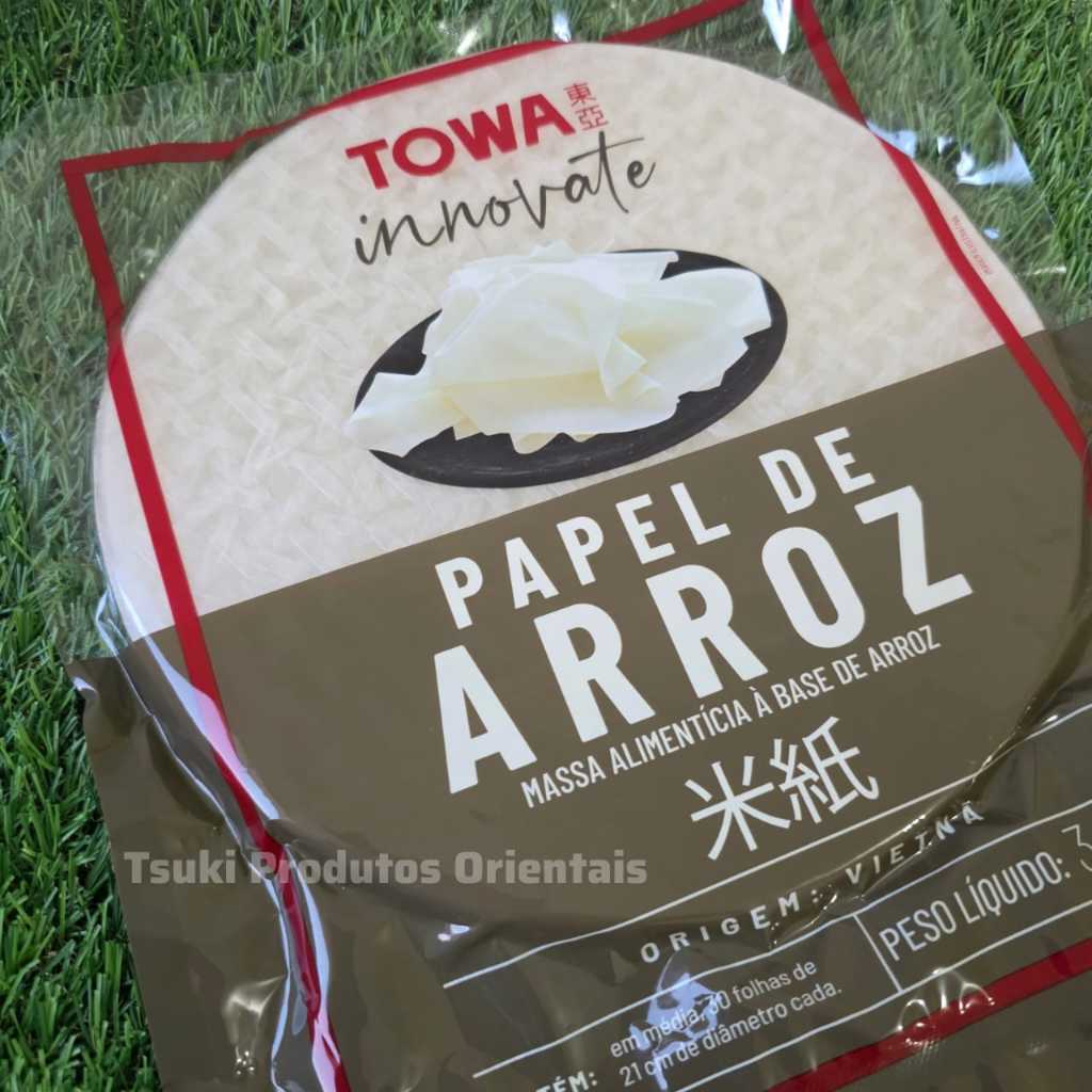 PAPEL DE ARROZ TOWA FOLHA DE ARROZ RICE PAPER SPRING ROOLS R