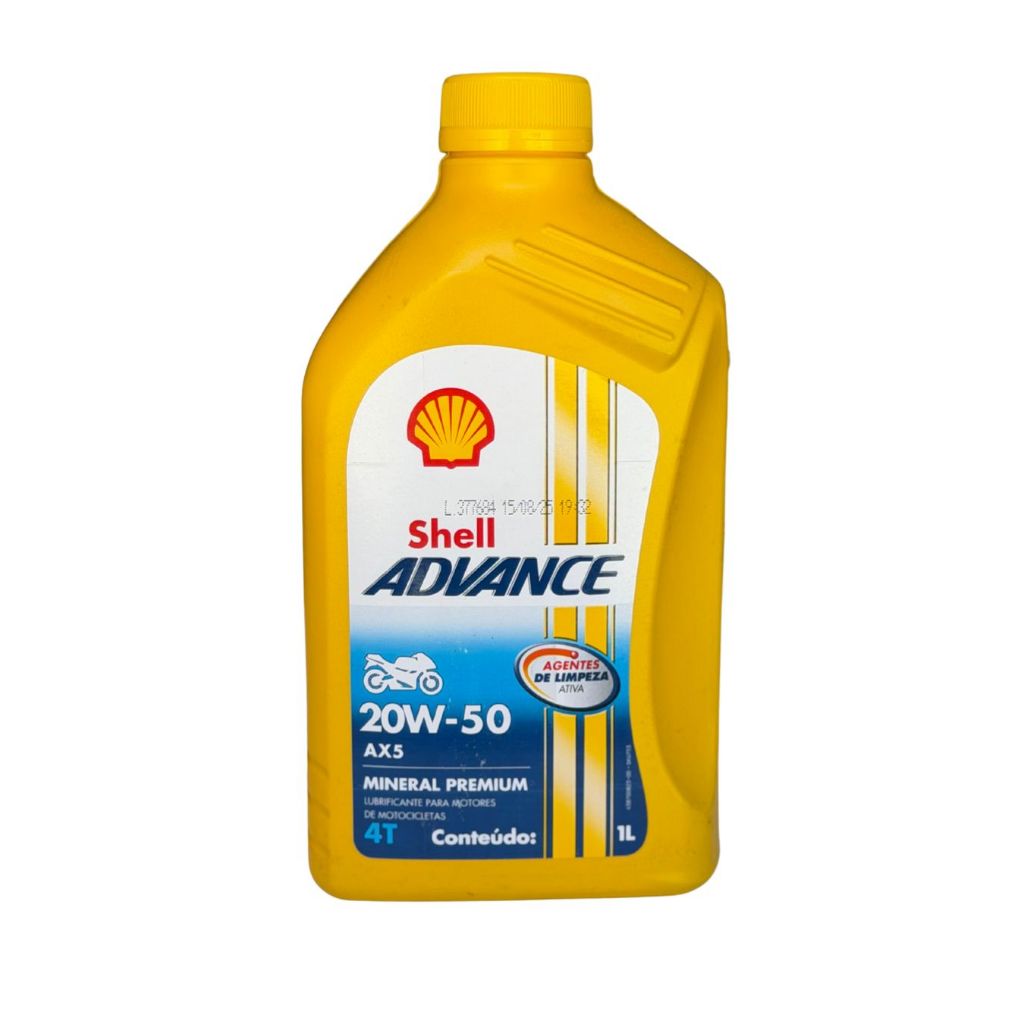 Oleo Moto Shell Advance 4T 20W50 Mineral Premium | Shopee Brasil