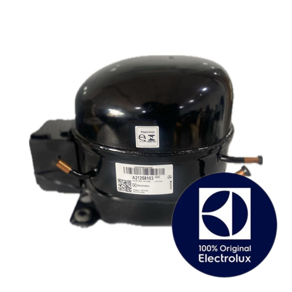 COMPRESSOR 1/3+ R134 EL100H PARA GELADEIRA ELECTROLUX ORIGINAL