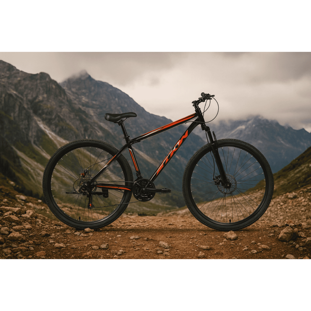 Bicicleta ARO 29 AXW 21 MARCHAS CAMBIOS SHIMANO Suspensão sem Trava QUADRO 17 ADESIVO VERMELHO