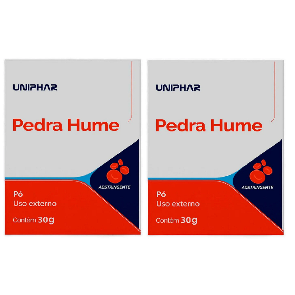 2 Caixas de Pedra Hume 30g Uniphar | Shopee Brasil