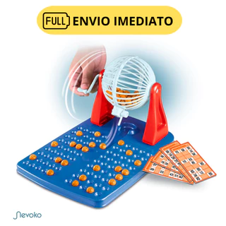 BRINQUEDO INFANTIL BINGO 48 CARTELAS + 90 BOLINHAS GLOBO GIRATÓRIO JOGO COMPLETO em Oferta na Shopee