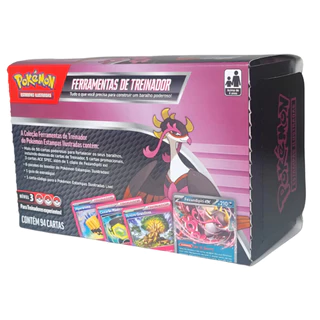 Box Pokmeon Ferramentas de Treinador Fezandipiti EX TCG - Copag