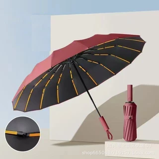 Guarda Chuva Automático Sombrinha Grande Proteção Solar UV Reforçado Dobrável Envio Imediato Vários Modelos Colorido em Oferta na Shopee