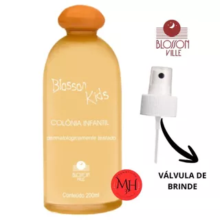 Colônia infantil ORIGINAL Blosson Kids 200ml (Blosson Ville) a Laranjinha  com válvula em Oferta na Shopee